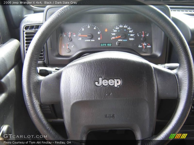 Black / Dark Slate Gray 2006 Jeep Wrangler X 4x4