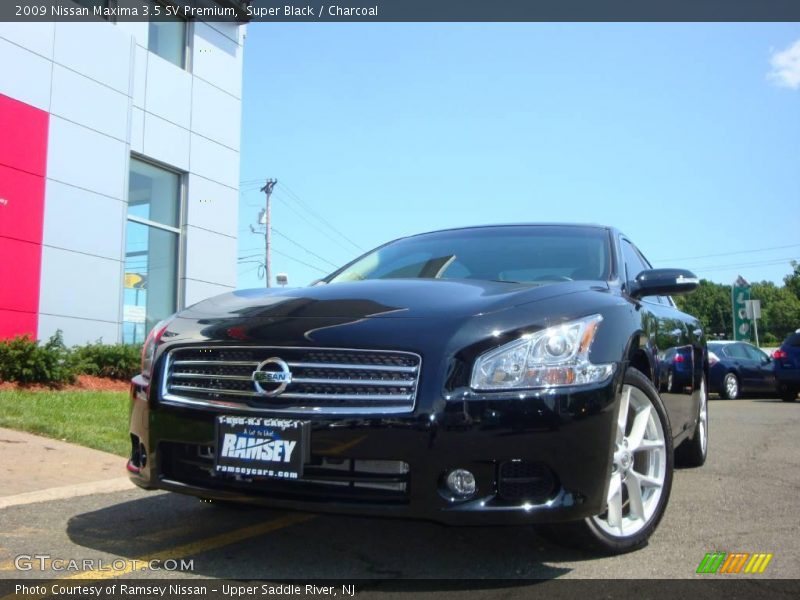 Super Black / Charcoal 2009 Nissan Maxima 3.5 SV Premium