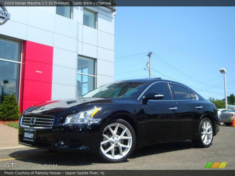 Super Black / Charcoal 2009 Nissan Maxima 3.5 SV Premium