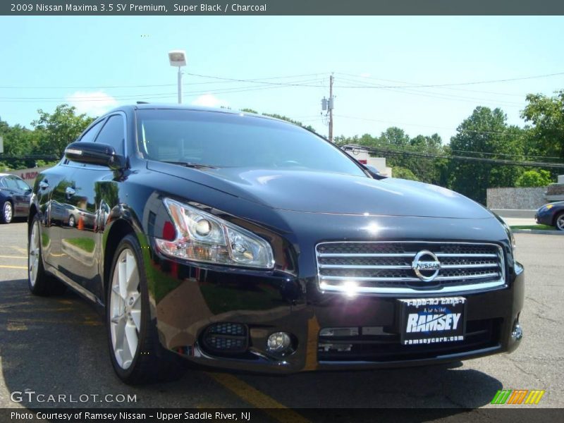 Super Black / Charcoal 2009 Nissan Maxima 3.5 SV Premium