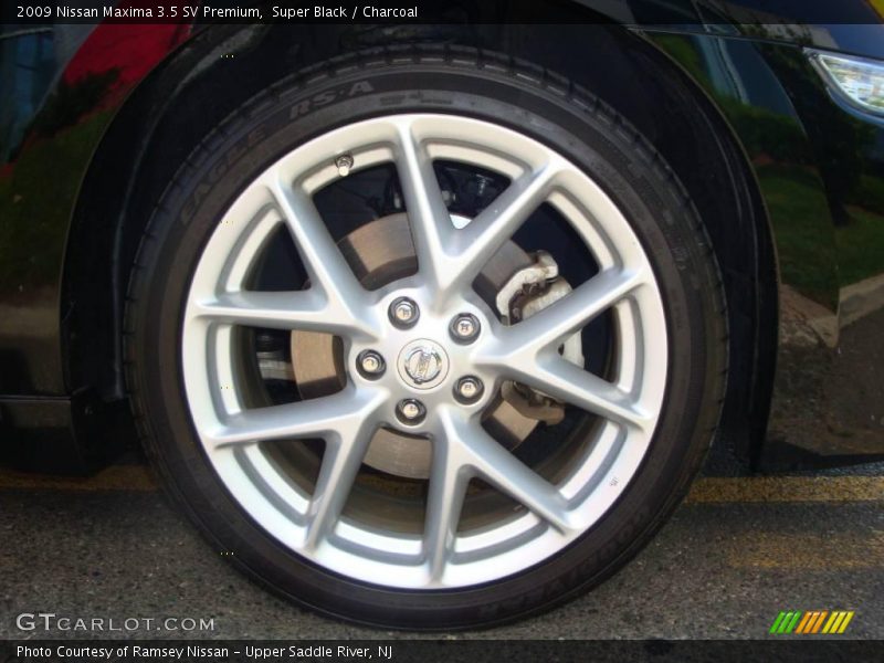 Super Black / Charcoal 2009 Nissan Maxima 3.5 SV Premium