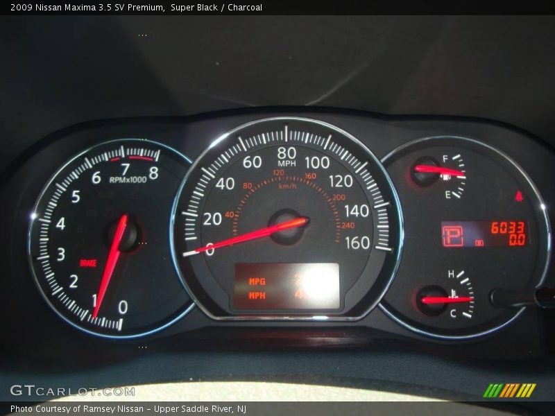 Super Black / Charcoal 2009 Nissan Maxima 3.5 SV Premium
