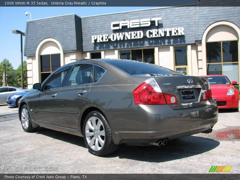 Umbria Gray Metallic / Graphite 2006 Infiniti M 35 Sedan