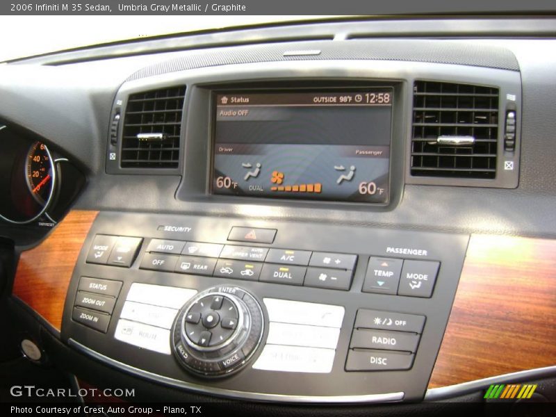Umbria Gray Metallic / Graphite 2006 Infiniti M 35 Sedan