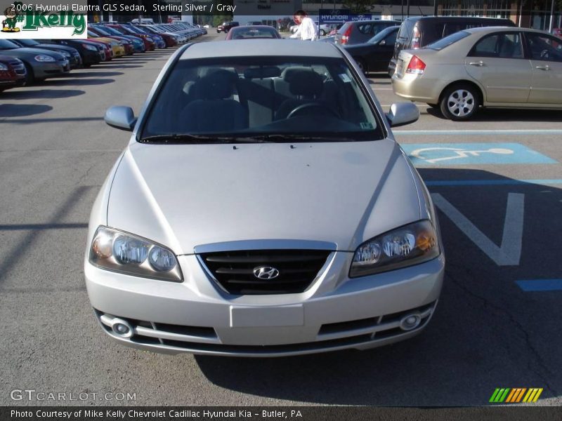 Sterling Silver / Gray 2006 Hyundai Elantra GLS Sedan