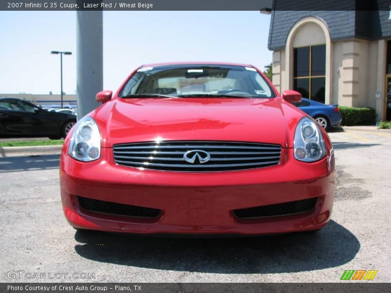 Laser Red / Wheat Beige 2007 Infiniti G 35 Coupe