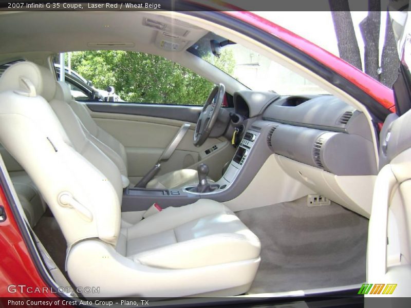 Laser Red / Wheat Beige 2007 Infiniti G 35 Coupe