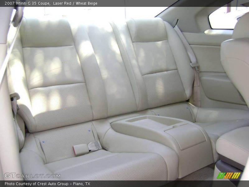 Laser Red / Wheat Beige 2007 Infiniti G 35 Coupe