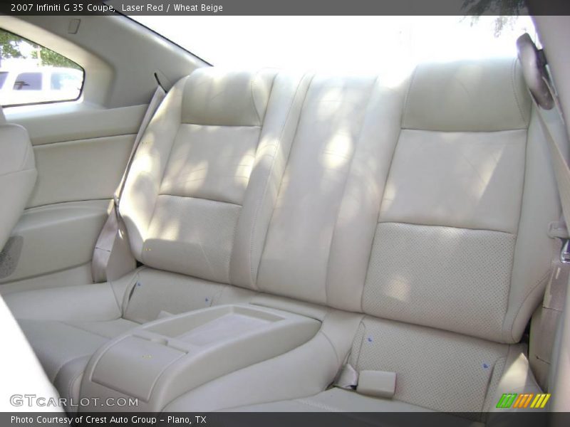 Laser Red / Wheat Beige 2007 Infiniti G 35 Coupe