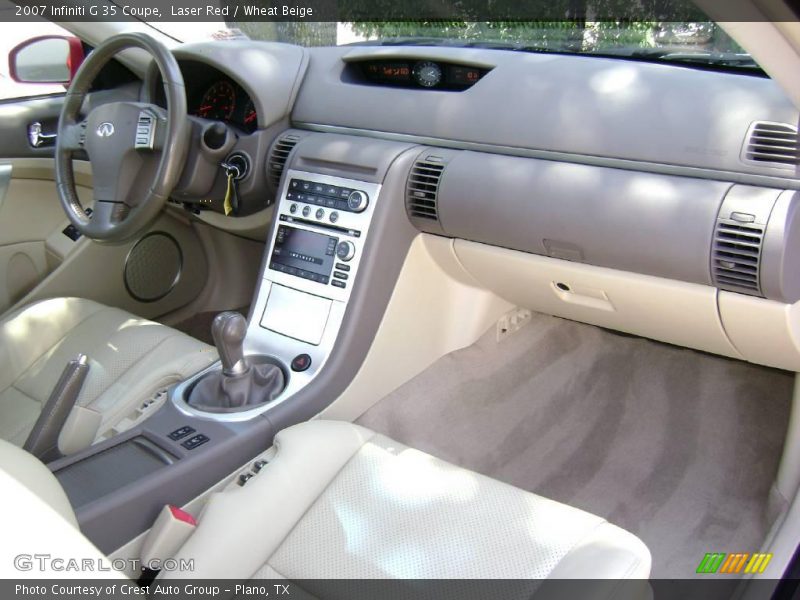 Laser Red / Wheat Beige 2007 Infiniti G 35 Coupe