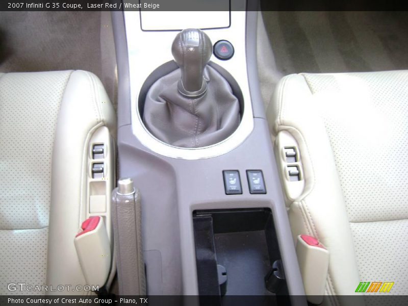 Laser Red / Wheat Beige 2007 Infiniti G 35 Coupe