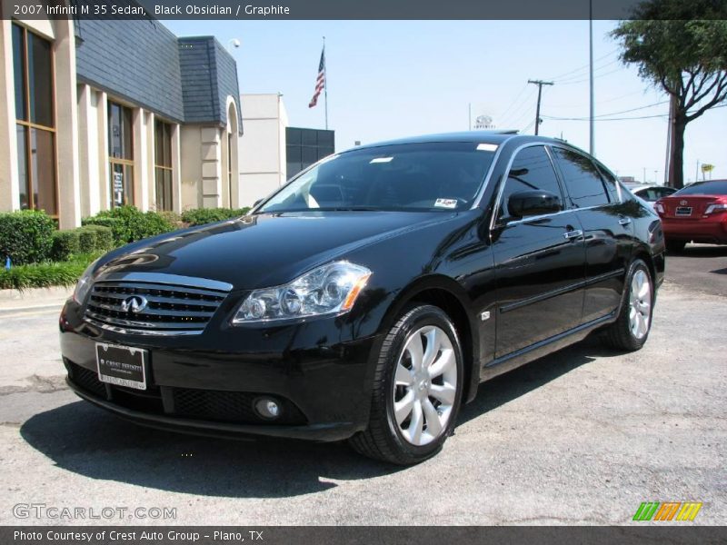 Black Obsidian / Graphite 2007 Infiniti M 35 Sedan