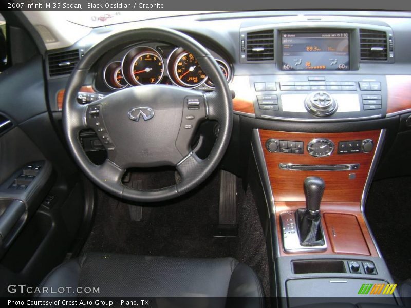 Black Obsidian / Graphite 2007 Infiniti M 35 Sedan