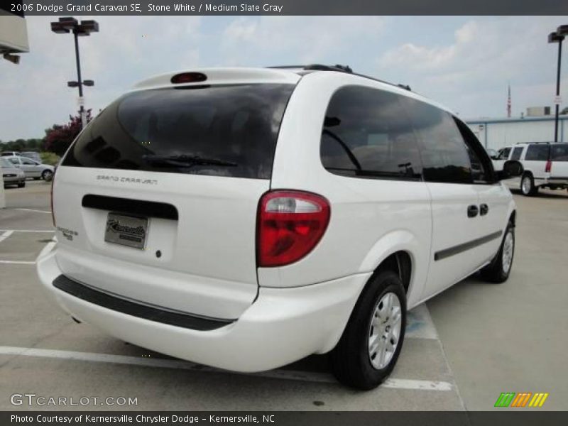 Stone White / Medium Slate Gray 2006 Dodge Grand Caravan SE