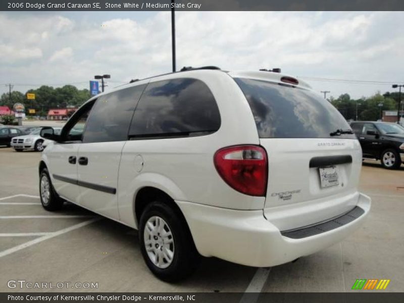 Stone White / Medium Slate Gray 2006 Dodge Grand Caravan SE