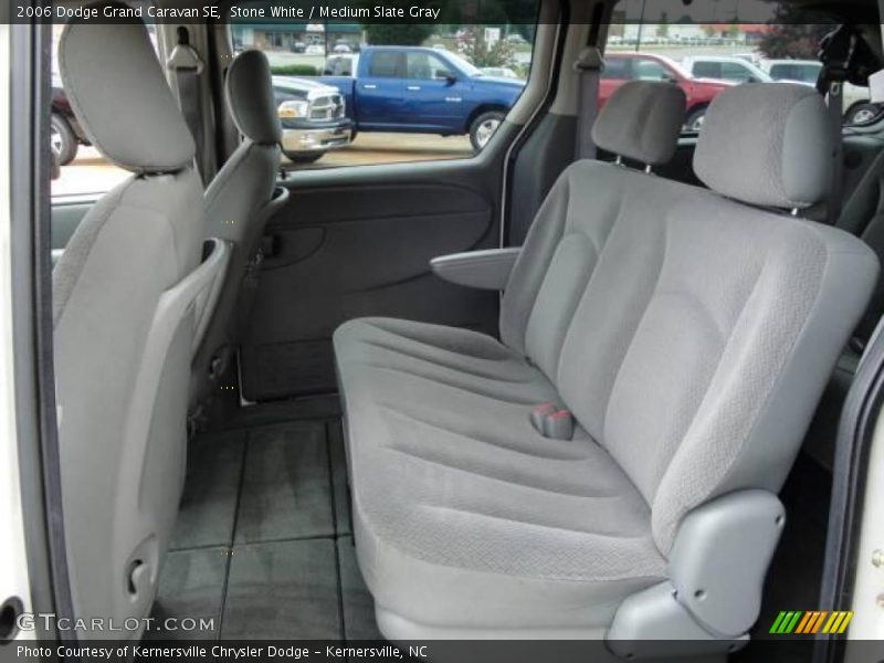 Stone White / Medium Slate Gray 2006 Dodge Grand Caravan SE