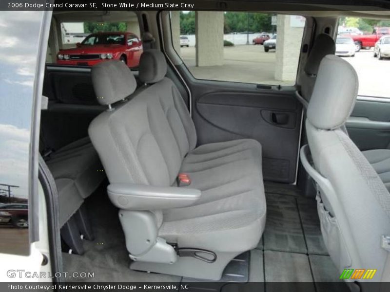 Stone White / Medium Slate Gray 2006 Dodge Grand Caravan SE