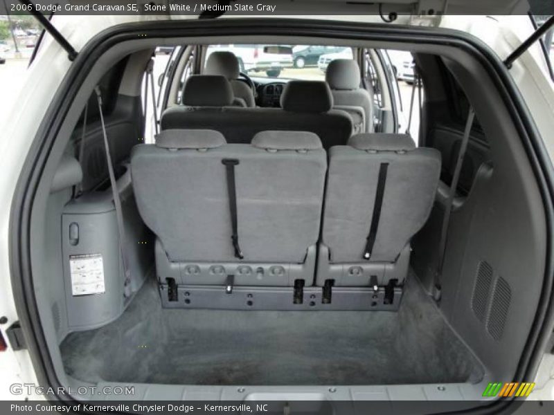 Stone White / Medium Slate Gray 2006 Dodge Grand Caravan SE