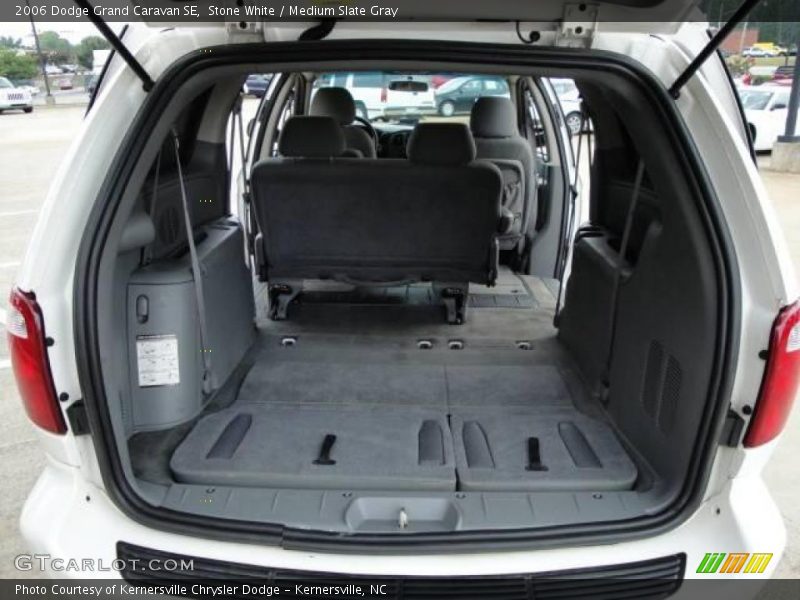 Stone White / Medium Slate Gray 2006 Dodge Grand Caravan SE
