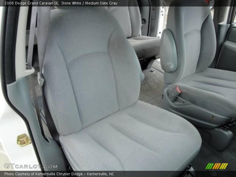 Stone White / Medium Slate Gray 2006 Dodge Grand Caravan SE