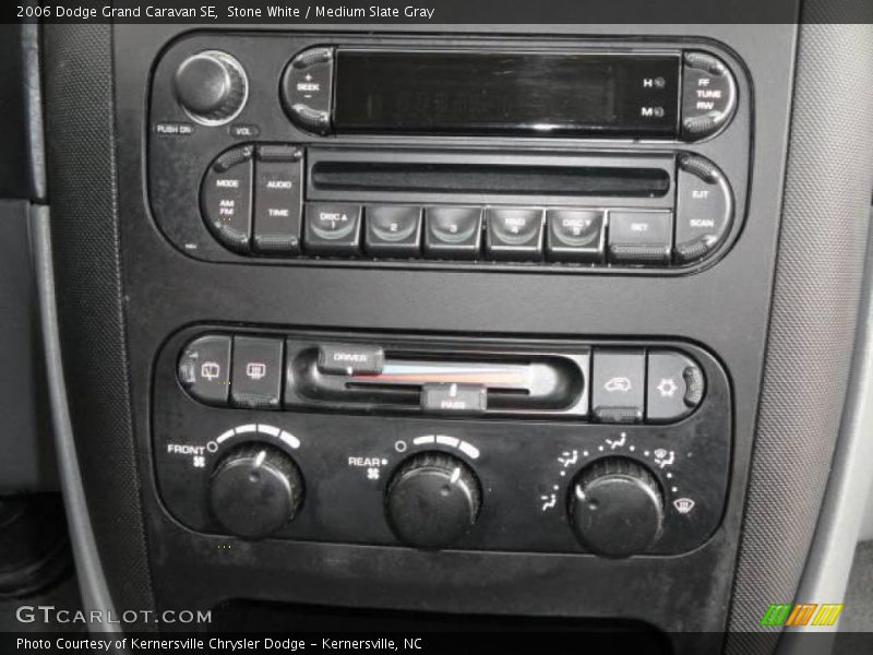 Stone White / Medium Slate Gray 2006 Dodge Grand Caravan SE