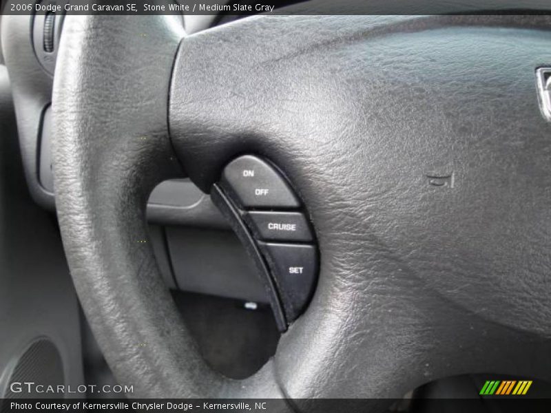 Stone White / Medium Slate Gray 2006 Dodge Grand Caravan SE