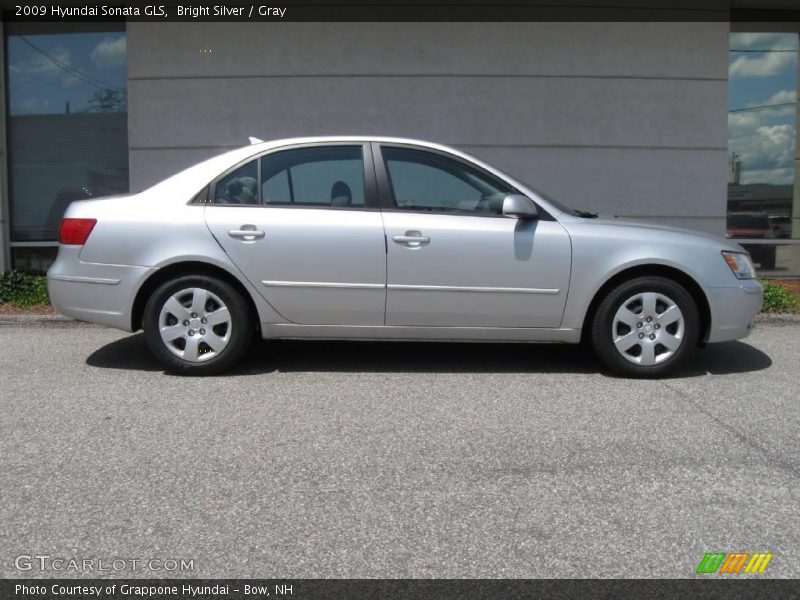 Bright Silver / Gray 2009 Hyundai Sonata GLS