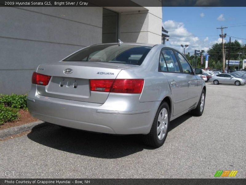 Bright Silver / Gray 2009 Hyundai Sonata GLS