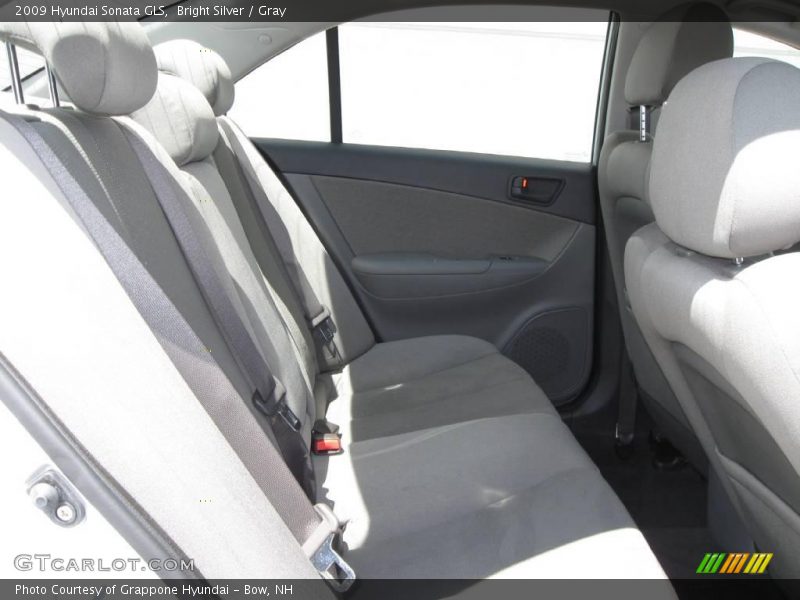 Bright Silver / Gray 2009 Hyundai Sonata GLS