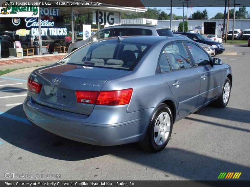 Medium Silver Blue / Gray 2009 Hyundai Sonata GLS