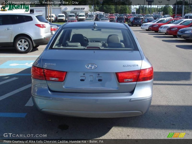 Medium Silver Blue / Gray 2009 Hyundai Sonata GLS