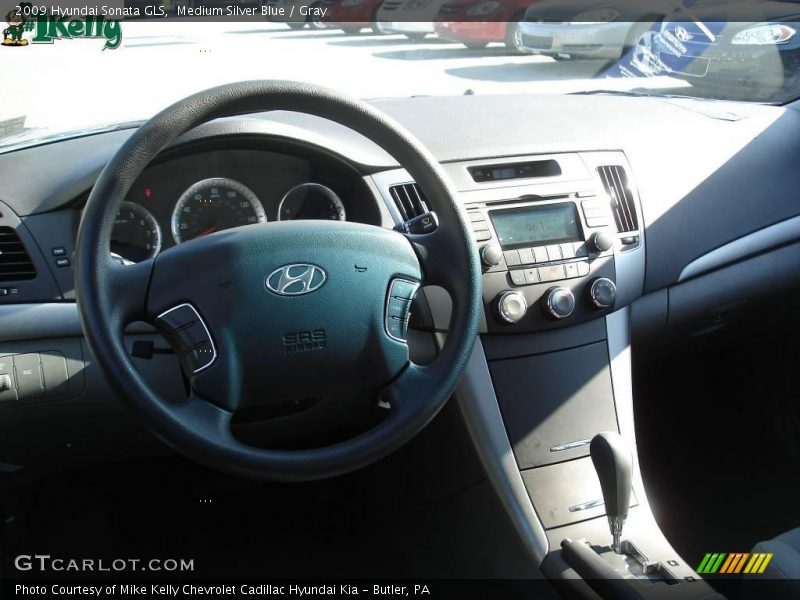 Medium Silver Blue / Gray 2009 Hyundai Sonata GLS
