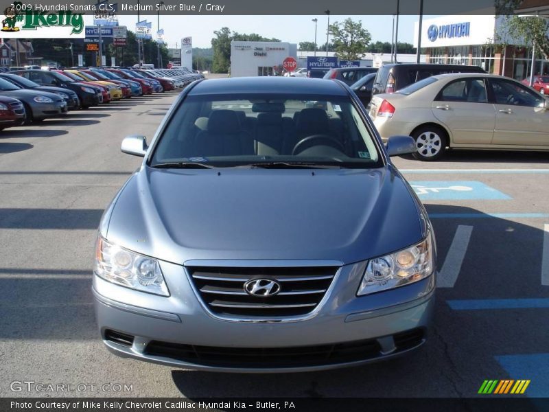 Medium Silver Blue / Gray 2009 Hyundai Sonata GLS