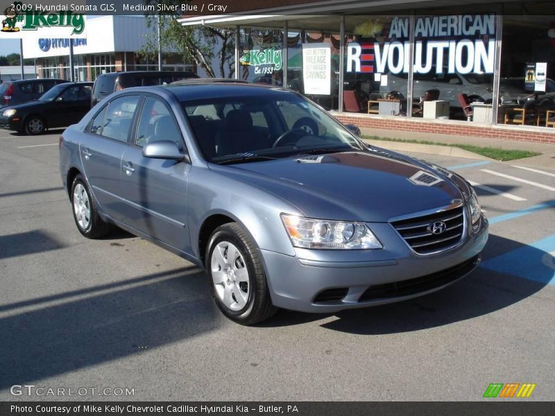 Medium Silver Blue / Gray 2009 Hyundai Sonata GLS