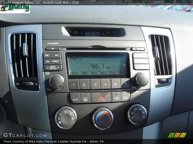 Medium Silver Blue / Gray 2009 Hyundai Sonata GLS