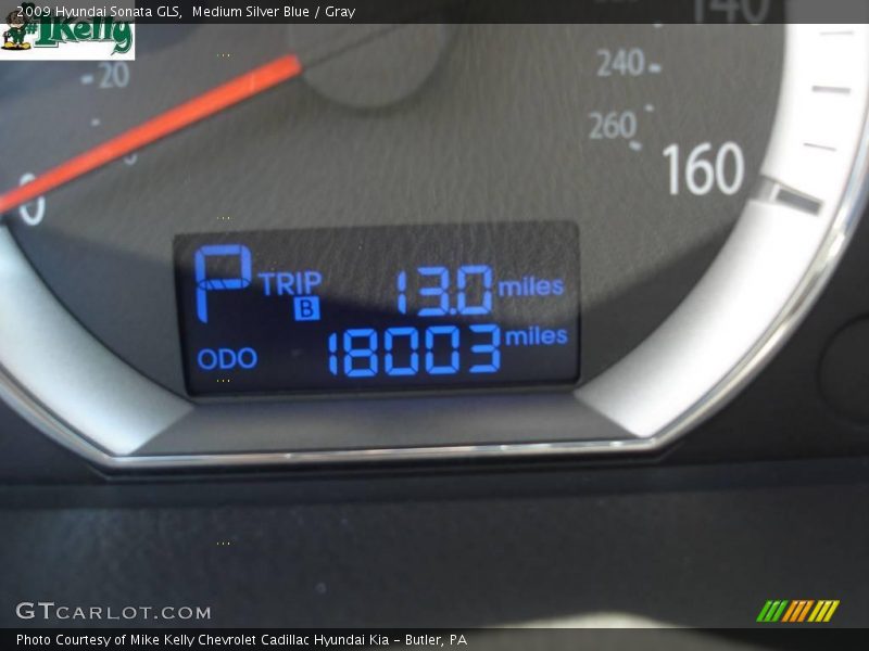 Medium Silver Blue / Gray 2009 Hyundai Sonata GLS