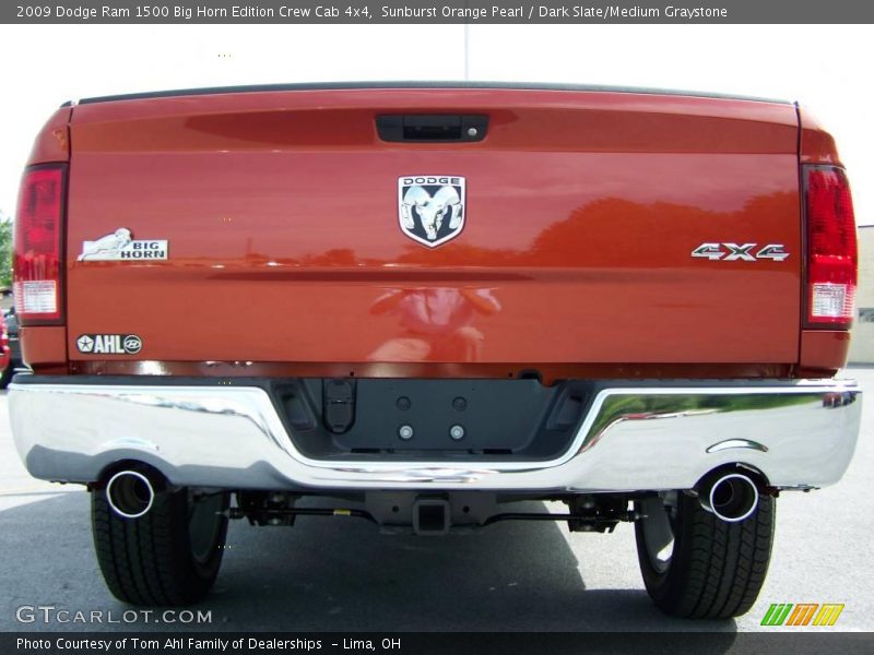 Sunburst Orange Pearl / Dark Slate/Medium Graystone 2009 Dodge Ram 1500 Big Horn Edition Crew Cab 4x4