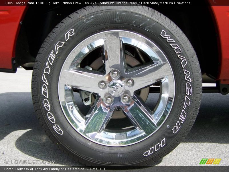 Sunburst Orange Pearl / Dark Slate/Medium Graystone 2009 Dodge Ram 1500 Big Horn Edition Crew Cab 4x4