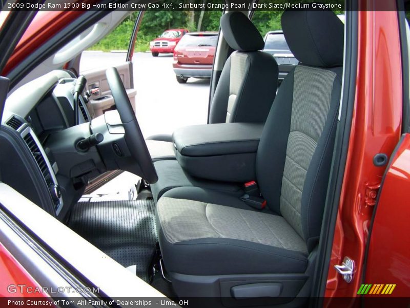 Sunburst Orange Pearl / Dark Slate/Medium Graystone 2009 Dodge Ram 1500 Big Horn Edition Crew Cab 4x4