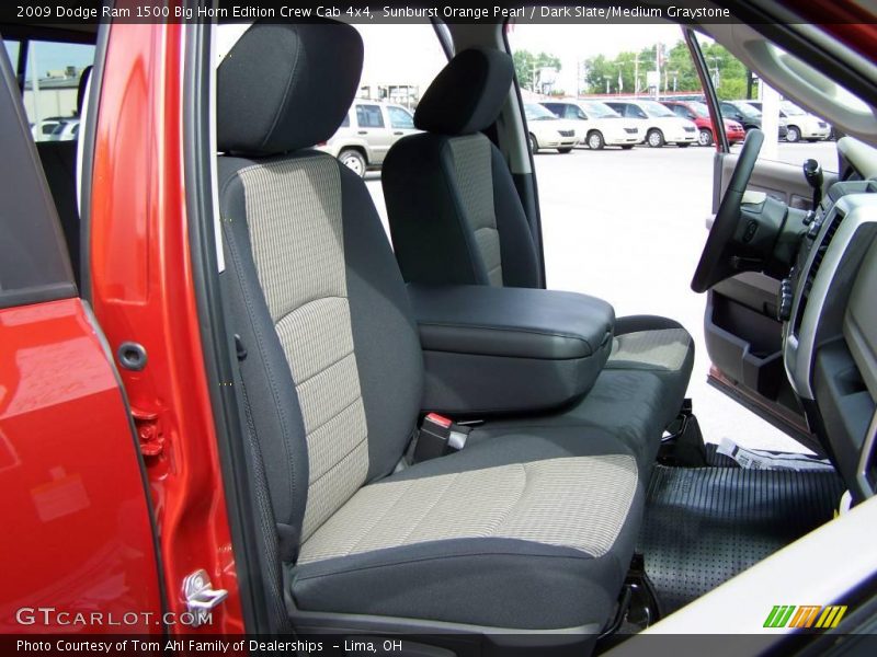 Sunburst Orange Pearl / Dark Slate/Medium Graystone 2009 Dodge Ram 1500 Big Horn Edition Crew Cab 4x4