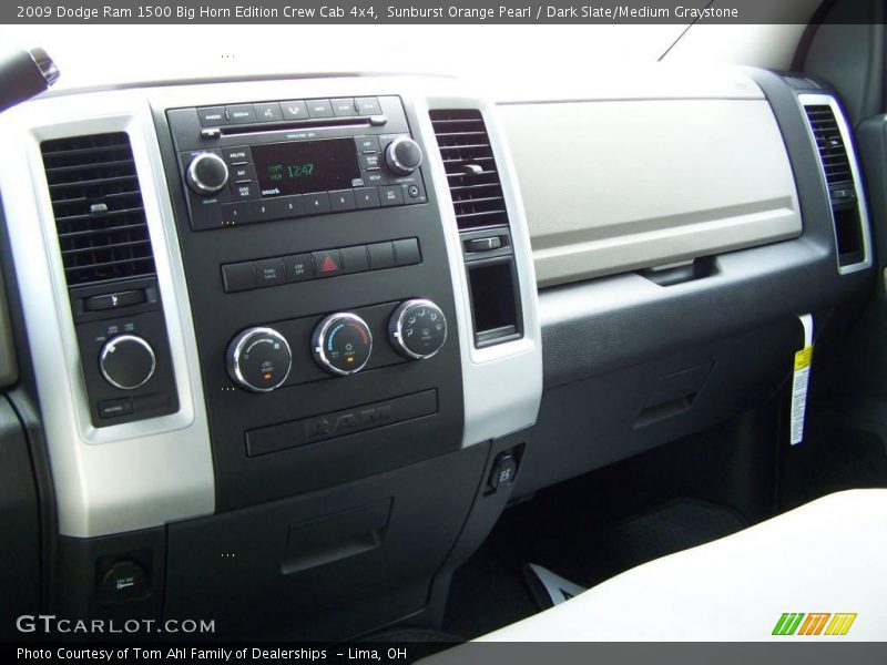 Sunburst Orange Pearl / Dark Slate/Medium Graystone 2009 Dodge Ram 1500 Big Horn Edition Crew Cab 4x4