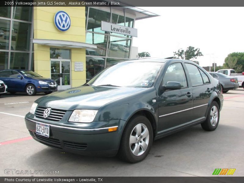 Alaska Green Metallic / Black 2005 Volkswagen Jetta GLS Sedan