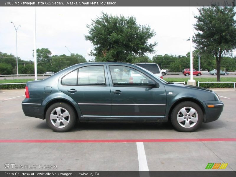 Alaska Green Metallic / Black 2005 Volkswagen Jetta GLS Sedan