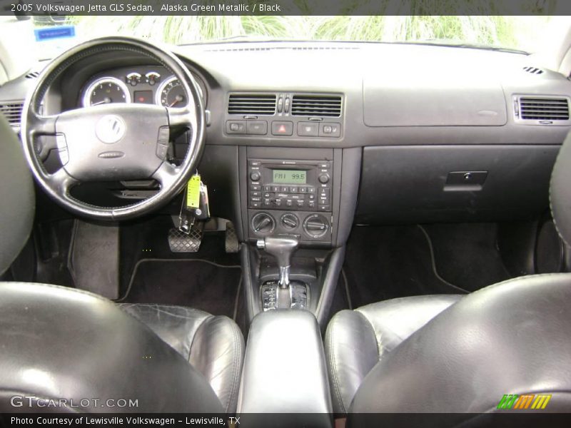 Alaska Green Metallic / Black 2005 Volkswagen Jetta GLS Sedan