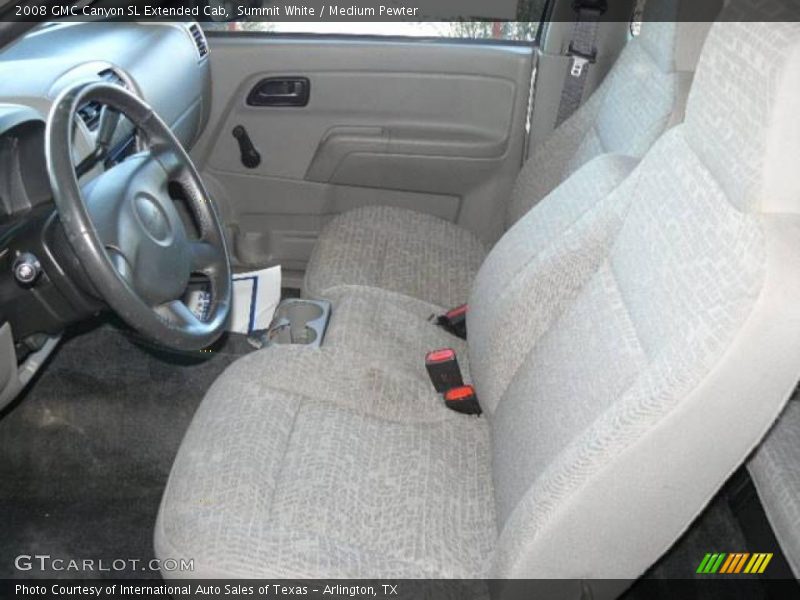 Summit White / Medium Pewter 2008 GMC Canyon SL Extended Cab