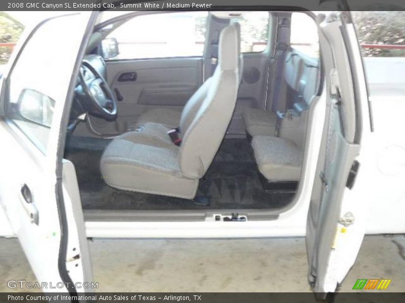 Summit White / Medium Pewter 2008 GMC Canyon SL Extended Cab