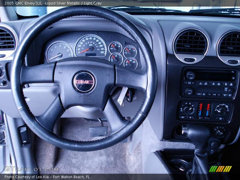 Liquid Silver Metallic / Light Gray 2005 GMC Envoy SLE