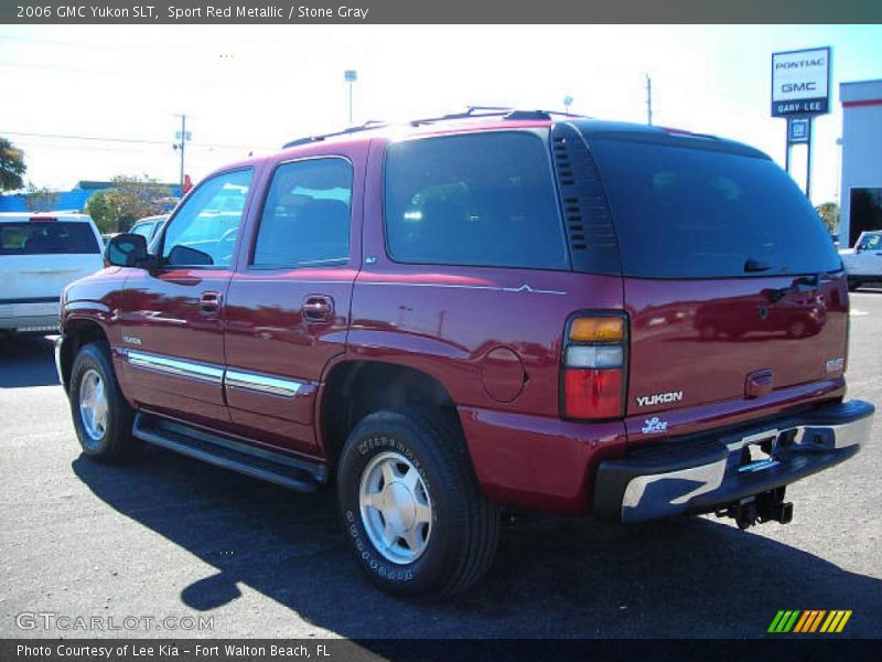 Sport Red Metallic / Stone Gray 2006 GMC Yukon SLT