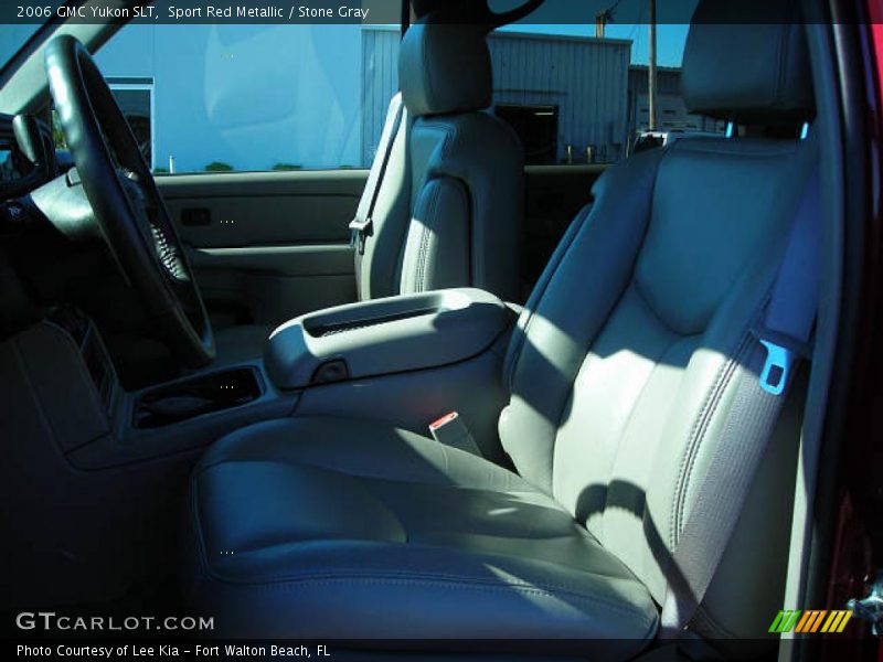 Sport Red Metallic / Stone Gray 2006 GMC Yukon SLT