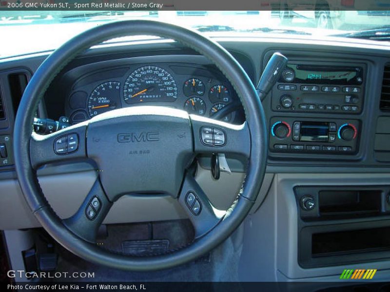 Sport Red Metallic / Stone Gray 2006 GMC Yukon SLT